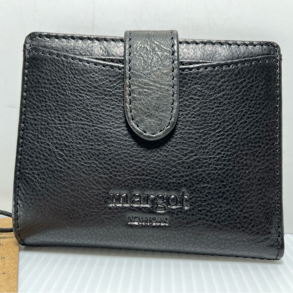 Margot New York Handbags - Genuine Leather Lizzie Compact Bifold Wallet by Margot New York